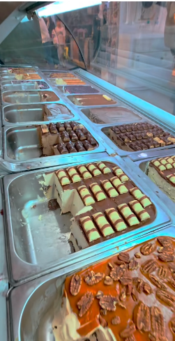 Gelato vitrin